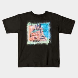 Chicago, Illinois Kids T-Shirt